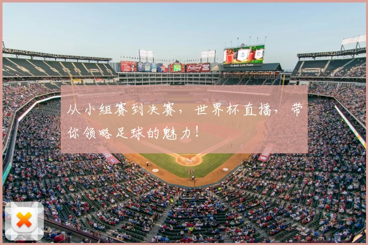 从小组赛到决赛，世界杯直播，带你领略足球的魅力！